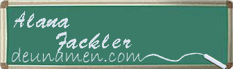 Alana Fackler Visitenkarte
